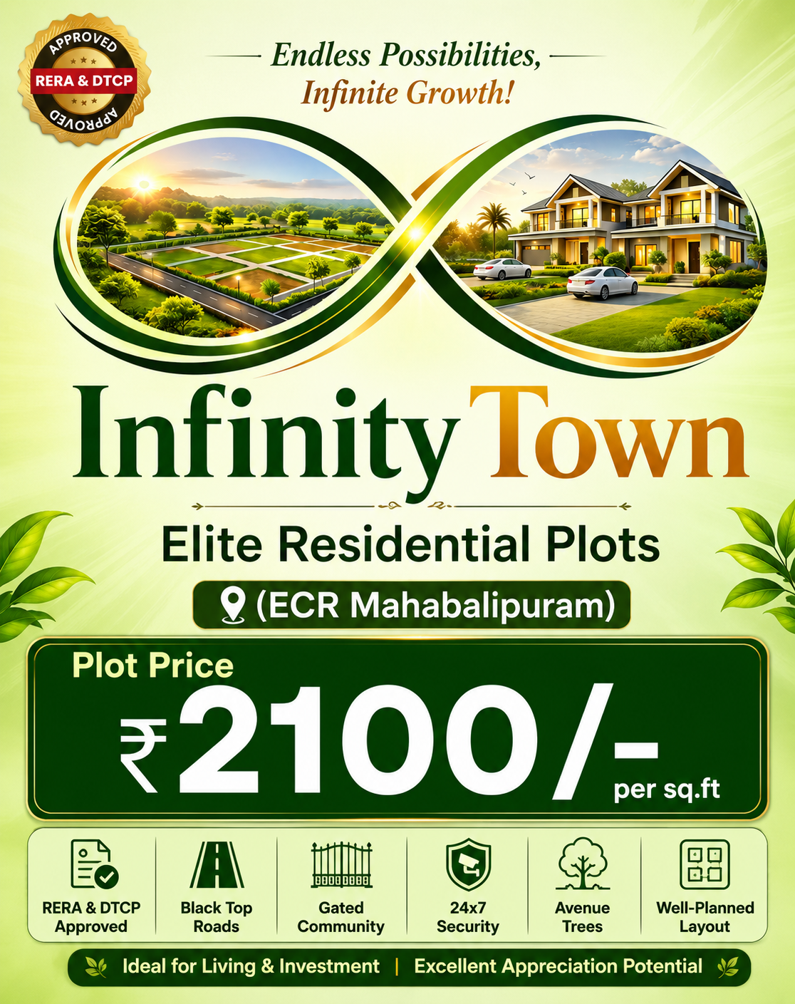 High-ROI residential land investment on East Coast Road Chennai